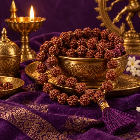 Rudraksha beads