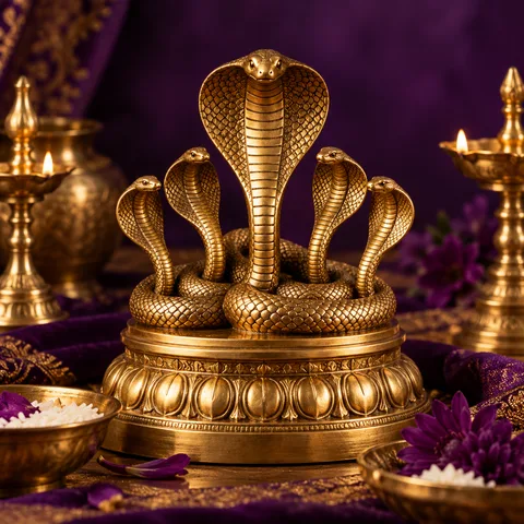 Traditional ritual for Kalsarp Dosha